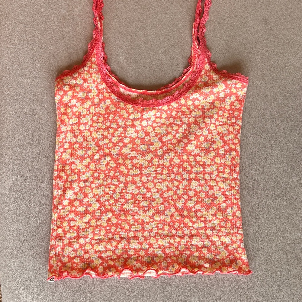 OLD SCHOOL FLORAL BILLABONG TANK - Picture 4 of 4
